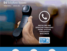 Tablet Screenshot of djtelephone.com